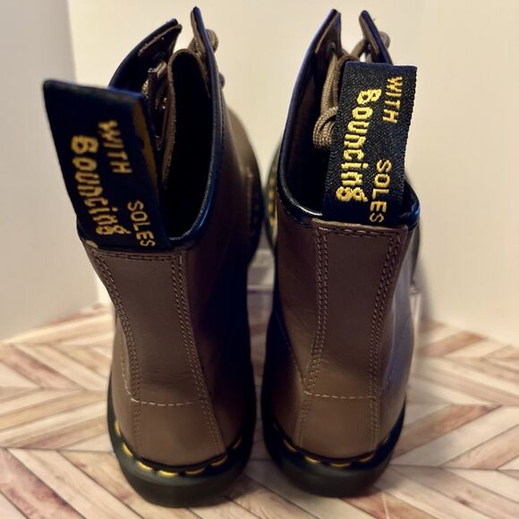 Dr Martens 1460 Artimus Leather Lace Up Khaki Brown M 11 W 12 Boots 32025777 - Picture 4 of 8